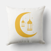 Minimalist Ramadan Night Sky Cushion クッション (裏面)