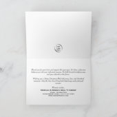 Minimalist Real Estate Photo & Logo | Christmas  カード (内部)