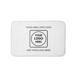 Minimalist Rectangle Business Logo Branding Bath  バスマット