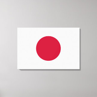 Minimalist Red Circle Design キャンバスプリント