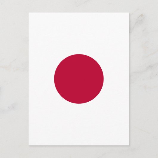 Minimalist Red Circle Design Spiral シーズンポストカード (正面)