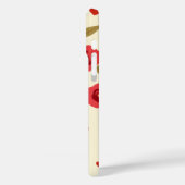 Minimalist Red Roses iPhone Case Case-Mate iPhoneケース (裏面 / 左)
