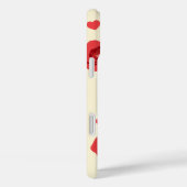 Minimalist Red Roses iPhone Case Case-Mate iPhoneケース (裏面 / 右)