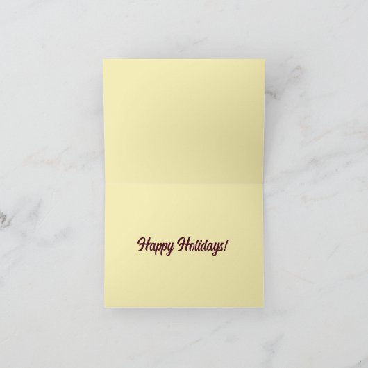 Minimalist Reindeer カード (内部)