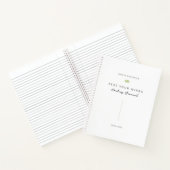 Minimalist Rest Your Wings Healing Journal ノートブック (内部)