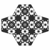 Minimalist retro check pattern – Monochrome design サッカーボール (フラット)