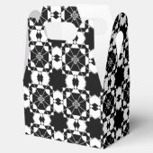 Minimalist retro check pattern – Monochrome design フェイバーボックス (オープン)