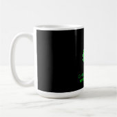 Minimalist Retro-Futurism Omni Systems Tech コーヒーマグカップ (左)
