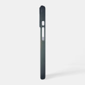 Minimalist Retro Solar Eclipse iPhone 16ケース (左側面)