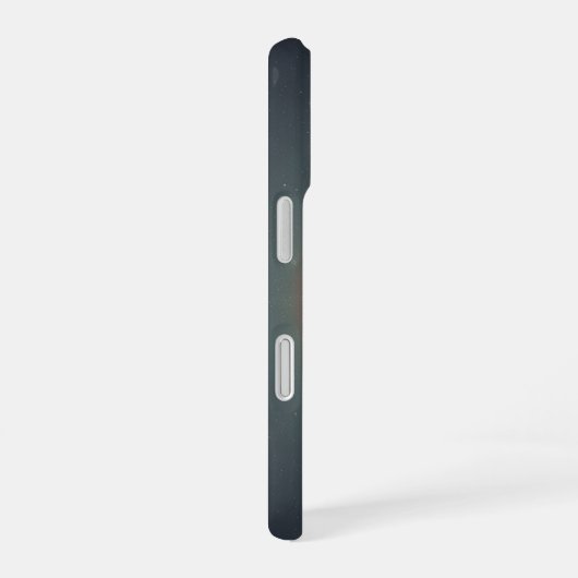 Minimalist Retro Solar Eclipse iPhone 16ケース (右側面)