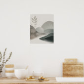 Minimalist River ポスター (キッチン)