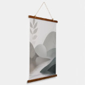 Minimalist River 吊り下げ型タペストリー (傾斜あり)