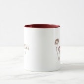 Minimalist Roses Flower Coffee Cup for Grandma  マグカップ (中央)