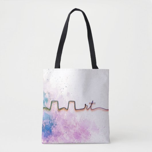 Minimalist RT Design | Inhalotherapy Inspired トートバッグ (正面)