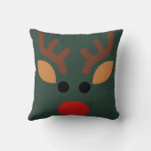 Minimalist Rudolph Reindeer クッション (裏面)