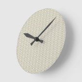 Minimalist Sage Green Geometric Wall Clock ラウンド壁時計 (傾斜)