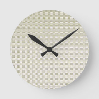 Minimalist Sage Green Geometric Wall Clock ラウンド壁時計