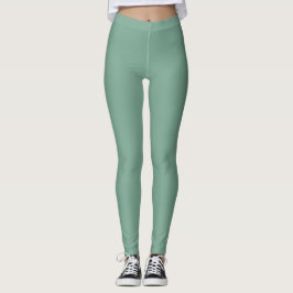 Minimalist Sage Green Leggings レギンス