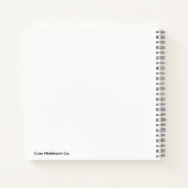 Minimalist Sage Green Notebook ノートブック (裏面)