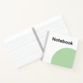 Minimalist Sage Green Notebook ノートブック (内部)