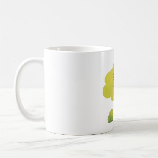 Minimalist Sage Green Tree Classic Mug コーヒーマグカップ (左)