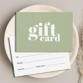 Minimalist Sage Green White Salon