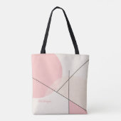 Minimalist Sakura – Chic & Customizable Tote Bag トートバッグ (裏面)