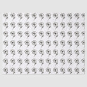 Minimalist Sakura – Ink Brush Cherry Blossom on  薄葉紙 (正面)