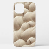 Minimalist Sand Wave Abstract Phone Case Sculpted Case-Mate iPhoneケース (裏面)