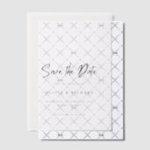 Minimalist Save The Date Vellum Invitation ベラム紙招待状 (オフセット (招待状))