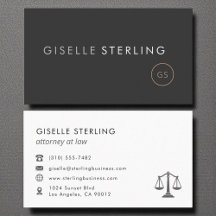 Minimalist Scales of Justice Attorney at Law 