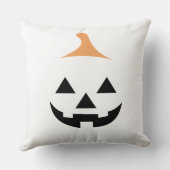 Minimalist Scary Pumpkin クッション (裏面)
