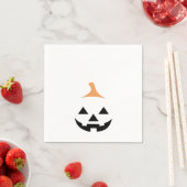 Minimalist Scary Pumpkin スタンダードカクテルナプキン (インサイチュ)