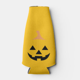 Minimalist Scary Pumpkin ボトルクーラー