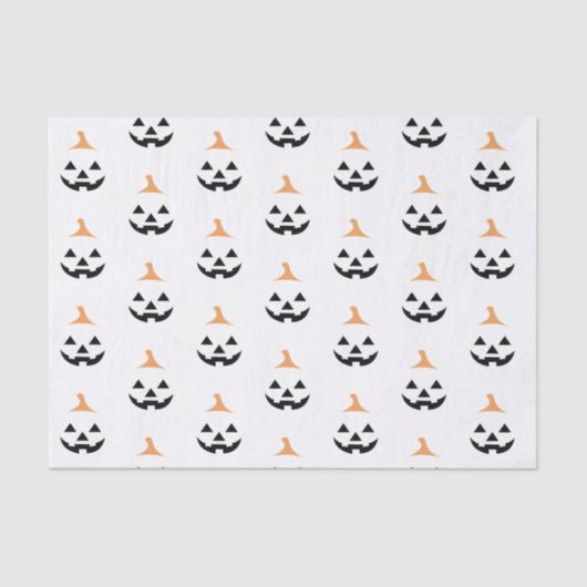 Minimalist Scary Pumpkin 薄葉紙 (正面)