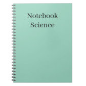minimalist science notebook ノートブック (正面)