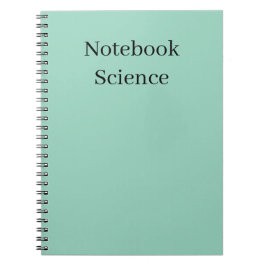 minimalist science notebook ノートブック