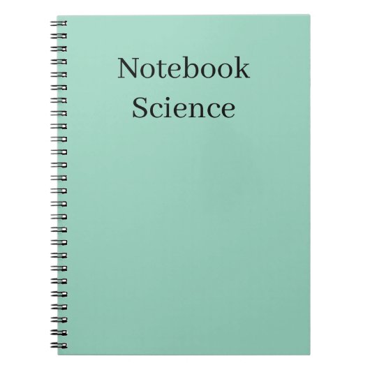 minimalist science notebook ノートブック (正面)