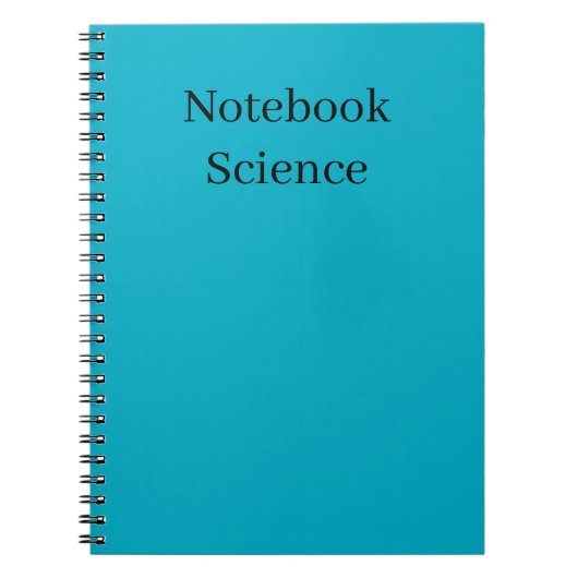 minimalist science notebook ノートブック (正面)