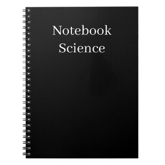 minimalist science notebook ノートブック (正面)