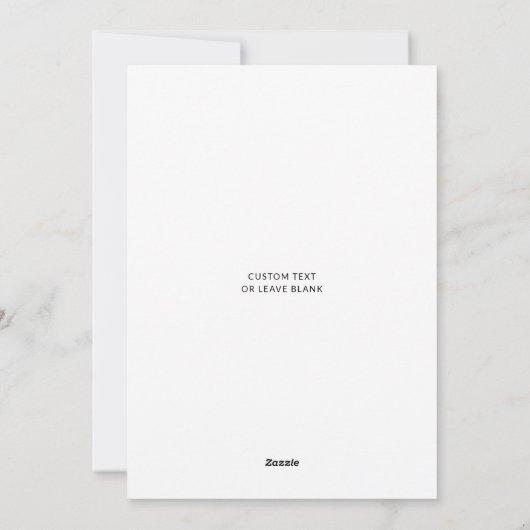 Minimalist Script Mele Kalikimaka Beach Photo シーズンカード (裏面)