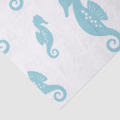 Minimalist Seahorse Ocean Seamless Pattern (1) 薄葉紙 (詳細)