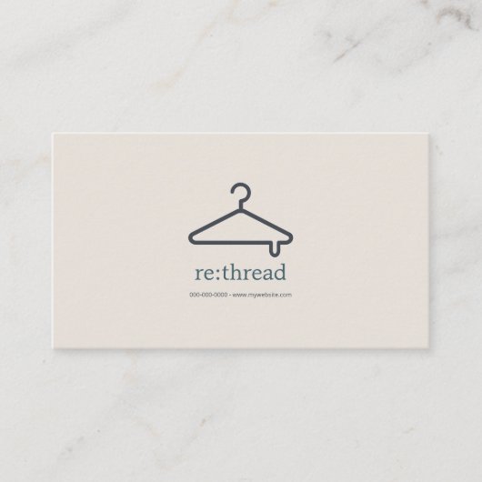 Minimalist Second-Hand Clothes 名刺 (正面)