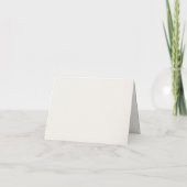 Minimalist Second Wedding Thank You Card サンキューカード (裏面)