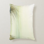 Minimalist Serene White Sand Dunes Beach アクセントクッション (正面(垂直))