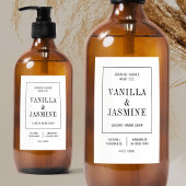 Minimalist Simple Bath Product Waterproof Label フードラベル