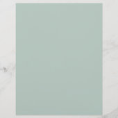 Minimalist Simple Mint Teal Brown Scrapbook Paper (正面)