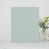 Minimalist Simple Mint Teal Brown Scrapbook Paper (スタンド正面)