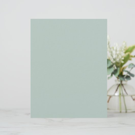 Minimalist Simple Mint Teal Brown Scrapbook Paper (スタンド正面)
