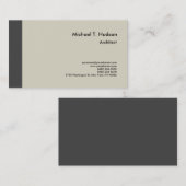 Minimalist Simple Plain Architect Modern 名刺 (正面/裏面)